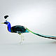 Glass figurine bird peacock from the Park Itself. Figurines. In Glass. Online shopping on My Livemaster.  Фото №2