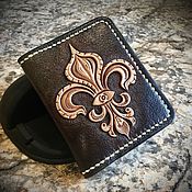 Сумки и аксессуары handmade. Livemaster - original item Leather cardholder, wallet, business card holder. Handmade.
