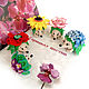 Handmade toys. Hydrangea! Number of 'Flower hedgehogs. Stuffed Toys. Cross stitch and beads!. My Livemaster. Фото №6