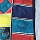 Harlequin shawl, silk, Europe. Vintage handkerchiefs. Dutch West - Indian Company. My Livemaster. Фото №6