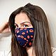 Blue-Red Face Mask with Filter/Activity Accessory/F2075, Protective masks, Sofia,  Фото №1