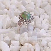 Украшения handmade. Livemaster - original item Silver ring with opal.. Handmade.