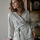 Pijama de traje de casa de lino con pantalones, Home costumes, Moscow,  Фото №1