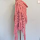  Pink Knitted Shawl. Shawls. vyazanaya6tu4ka. My Livemaster. Фото №4