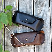Сумки и аксессуары handmade. Livemaster - original item Leather case for glasses. Handmade.
