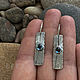 silver earrings with Topaz stones. Earrings. BOR.N | avtorskoe serebro. Online shopping on My Livemaster.  Фото №2