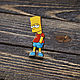 Wooden icon Bart Simpson, Badge, Moscow,  Фото №1