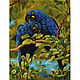 Oil painting ' Blue birds of happiness', Pictures, Belorechensk,  Фото №1