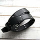 Leather belt with steel buckle and rivets. Straps. fabiscraft (FabisCRAFT). My Livemaster. Фото №6