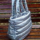  Дутая серебряная сумка, Спортивная сумка, Самара,  Фото №1