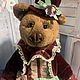 Мишка Тедди: Матильда. Мишки Тедди. Авторские игрушки Елены Ромакиной. Интернет-магазин Ярмарка Мастеров.  Фото №2