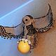 Lamp 'the snowy owl'. Nightlights. Felted toys - WoolenTone. My Livemaster. Фото №4