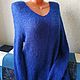Pullover 'Hera' made of mohair on silk. Pullover Sweaters. hand knitting from Galina Akhmedova. My Livemaster. Фото №6