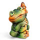 Ceramic figurine 'Lesya the Frog'. Figurines. aboka. Online shopping on My Livemaster.  Фото №2