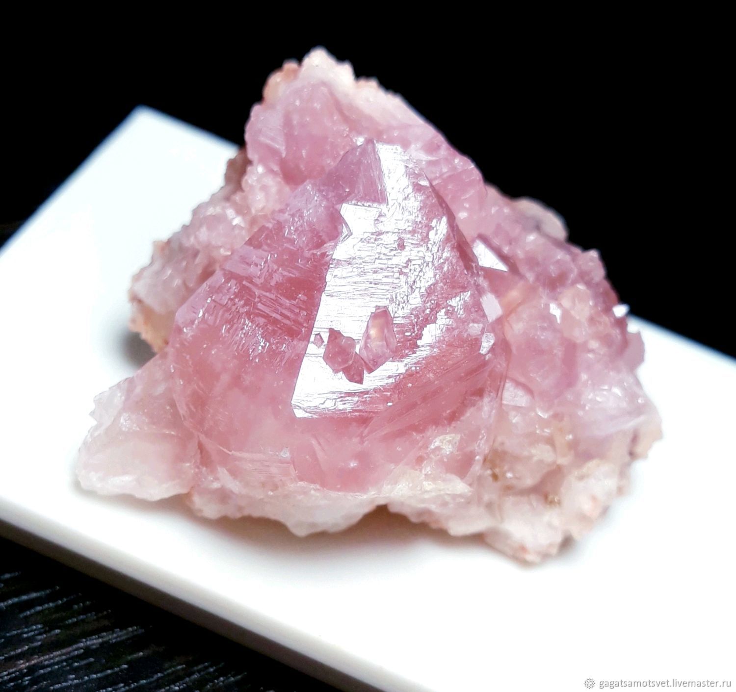 Pink Amethyst (geodes, crystals) (Choigue Mine,Pehuenches-Neuguen), Cabochons, St. Petersburg,  Фото №1