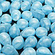 Czech glass bead drop art.8-14, color - blue silk, Beads1, Blagoveshchensk,  Фото №1