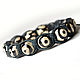 Shamballa bracelet EYE leather, Bead bracelet, Moscow,  Фото №1