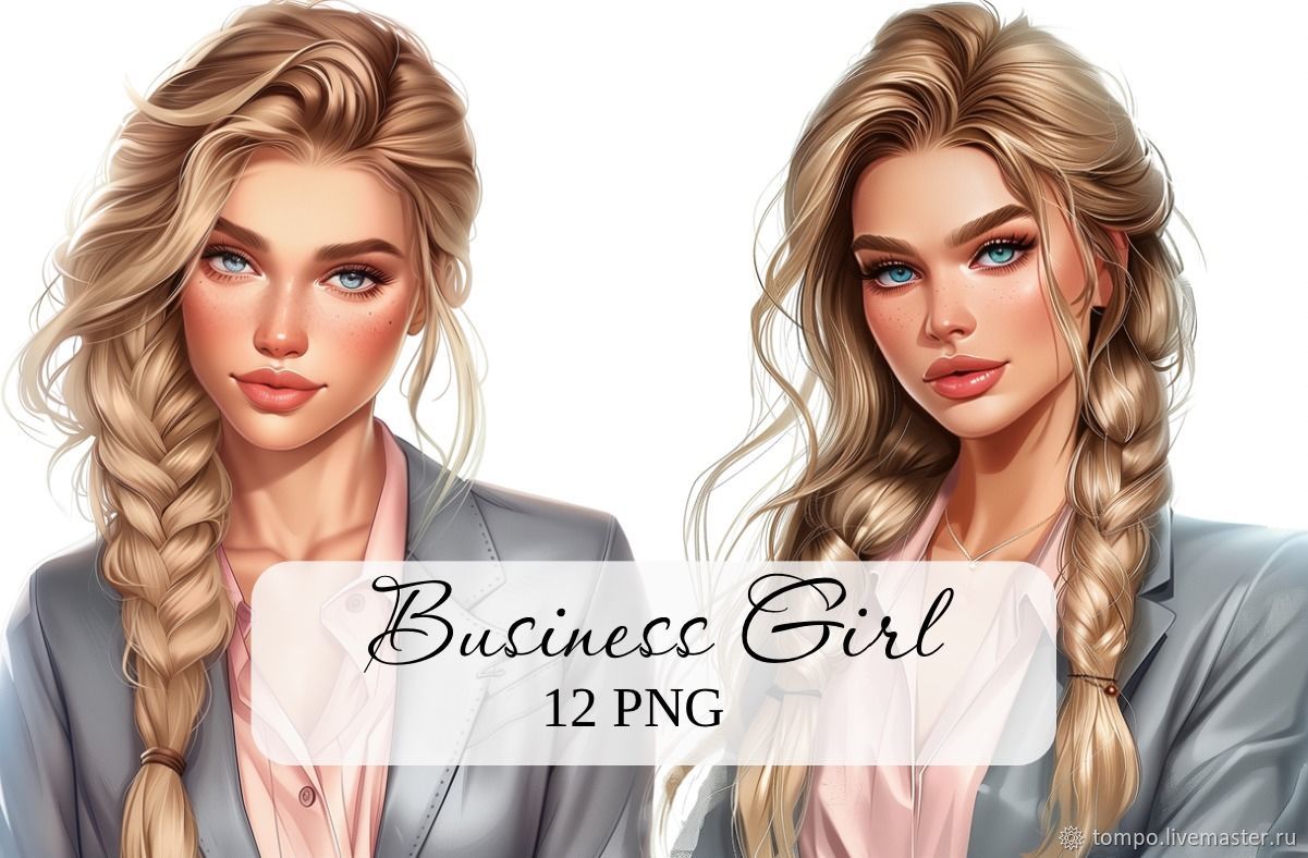 Клипарт (Clipart) иллюстрации Business Girl в интернет-магазине Ярмарка  Мастеров по цене 250 ₽ – UV3P8RU | Иллюстрации и рисунки, Москва - доставка  по России