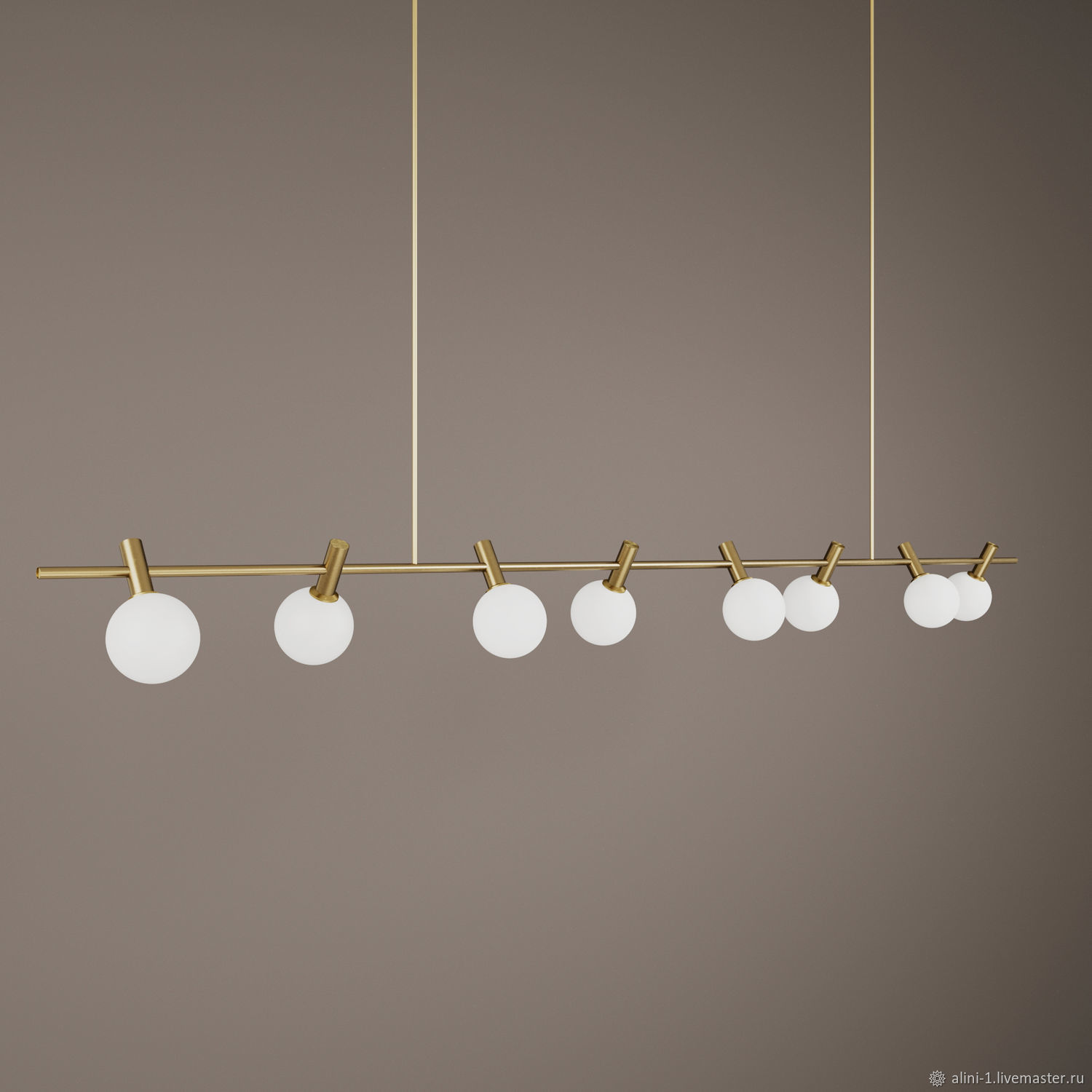 Люстра из латуни "Метеоритный дождь" в интернет-магазине Ярмарка ...