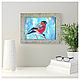Bullfinch bird oil painting in a frame. Pictures. Yulia Berseneva ColoredCatsArt. My Livemaster. Фото №4