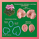 Cyclamen set of silicone weiner and cutters, Molds for making flowers, Rostov-on-Don,  Фото №1