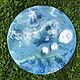 Abstract painting Resin Art handmade with mother of pearl, Pictures, Belgorod,  Фото №1