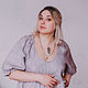 Order Silk and merino dress. Nuno-felted. Nataly Kara - одежда из тонкого войлока. Livemaster. . Dresses Фото №3