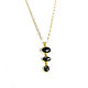 Onyx pendant, black pendant, black onyx pendant 'Trio'. Pendants. Irina Moro. My Livemaster. Фото №4