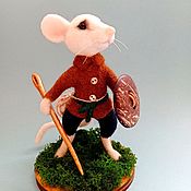 Куклы и игрушки ручной работы. Ярмарка Мастеров - ручная работа Fighting Mouse Dormouse. Handmade.
