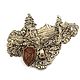 Hanger - housekeeper 'hunting', brass, 60h60 mm, Housekeeper, Moscow,  Фото №1