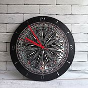 Аксессуары handmade. Livemaster - original item Wall clock. Handmade.