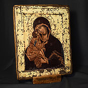 Иконы: Икона деревянная "Св. Спиридон Тримифунтский"