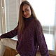 Фактурный свитер "Изумруд" итальянская пряжа 2 цвета. Свитеры. Теплый мир     (knit.tm). Ярмарка Мастеров.  Фото №6
