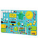 Bizibord Mega 100*60 cm Turquoise, Busyboards, Ufa,  Фото №1