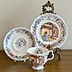 Чайное трио «Зима».Ежевичная поляна.Royal Doulton. Англия, Чайные пары, Орел,  Фото №1