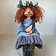 Заказать Кукла ручной работы. Будуарная кукла. Мечтательница Эльза. Larsen.dolls. Ярмарка Мастеров. . Интерьерная кукла Фото №3