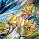 Oil painting 'Air and water'. canvas flowers lotuses. Pictures. Pictures with a soul. Online shopping on My Livemaster.  Фото №2