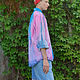 Заказать  Рубашка tie-dye oversize из 100% хлопка. Софья Чудо. Ярмарка Мастеров. . Рубашки Фото №3