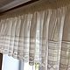 Curtains of linen ' Air pelmet'. Curtains1. Linen fantasy. Online shopping on My Livemaster.  Фото №2