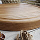 Круглая разделочная доска из ясеня. Ø 27,5 см. Разделочные доски. SDPWooD. Ярмарка Мастеров.  Фото №5