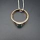 585 gold ring with emerald and diamonds. Ring. yakitoriya. My Livemaster. Фото №5