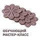 Мастер-класс: мк крючком, мастер-класс крючком, подставка под бокал. Мастер-классы. Елена. Интернет-магазин Ярмарка Мастеров.  Фото №2