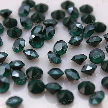 AU-201 Шатон Aurora Crystal Royal Green / 6 мм 1 шт (стекло K9)