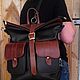 Backpack-leather bag 9. Backpacks. Sergei. My Livemaster. Фото №4