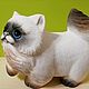 Order The cat is made of natural Ural ornamental stones Anhydrite. Kamnerezy-urala. Livemaster. . Figurines Фото №3