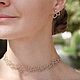 Gold Stud Earrings, Braided Lace frivolite Earrings. Stud earrings. moonlace. Online shopping on My Livemaster.  Фото №2
