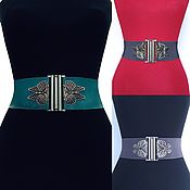 Waist sash, belt, OBI black, white semi-matte and other colors silk