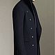 Двухсторонняя двойная пальтовая чёрная шерсть в стиле Stella McCartney. Ткани. Tкани LoBoro. Ярмарка Мастеров.  Фото №6