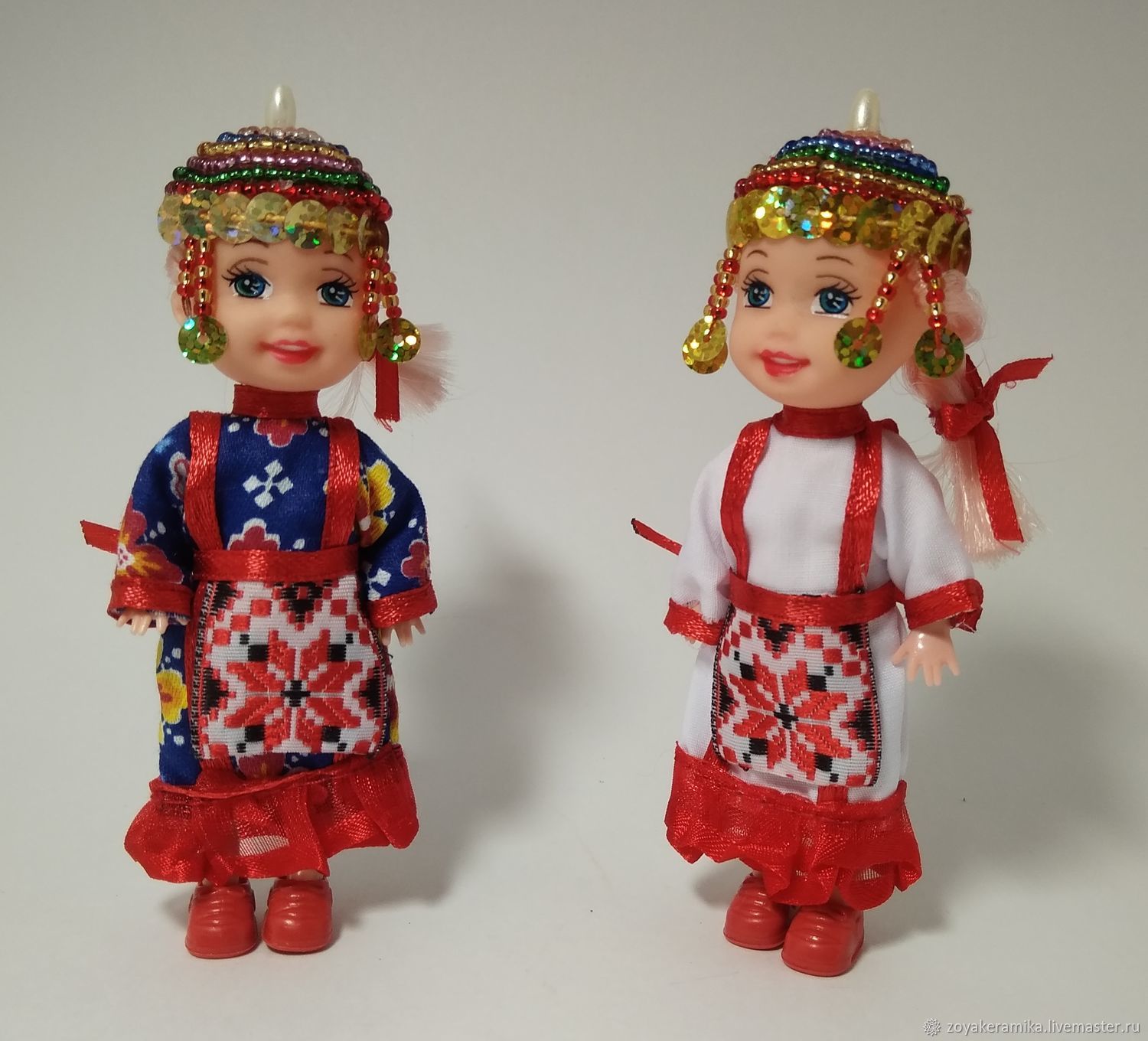 Куклы в национальных костюмах для детского сада
