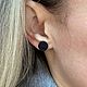 Earrings-ear-stud with a talisman of Veles(black hornbeam), Stud earrings, Sochi,  Фото №1